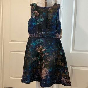 Chetta B Tapestry Skater Dress